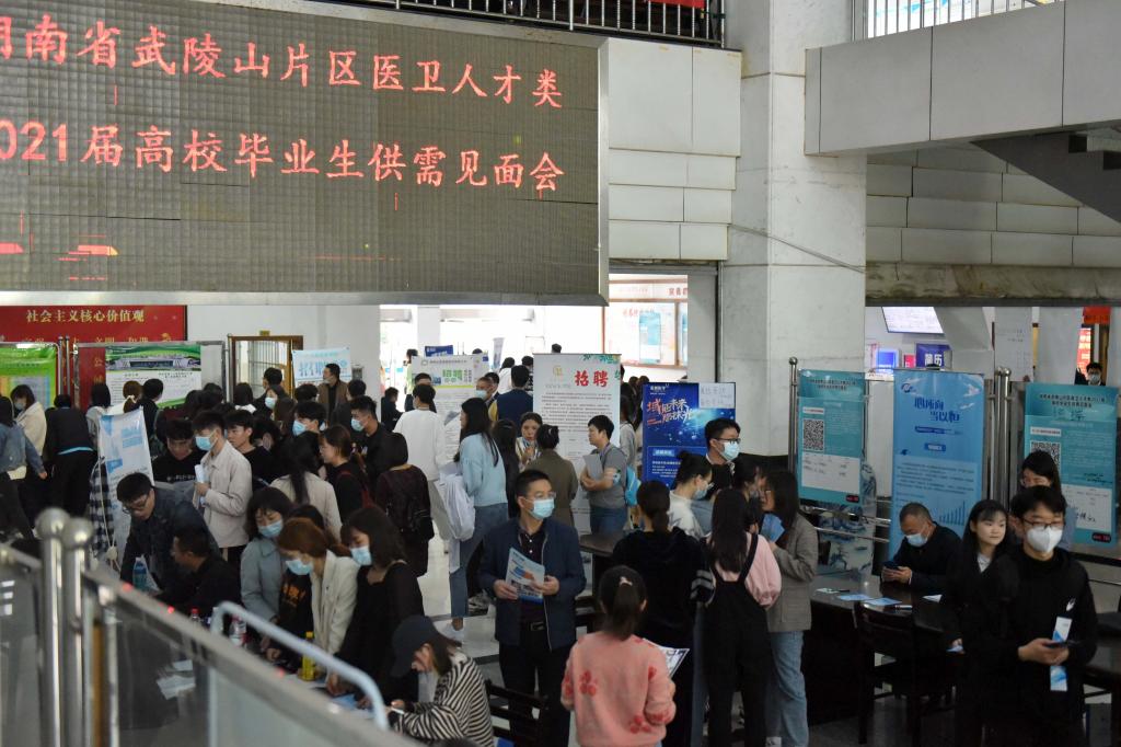 湖南省武陵山片区医卫人才类2021届高校毕业生供需见面会在我校举行