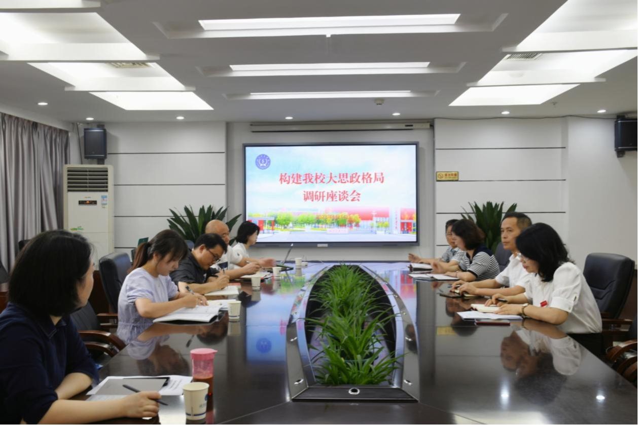 #大兴调研之风#我校召开构建大思政格局调研座谈会
