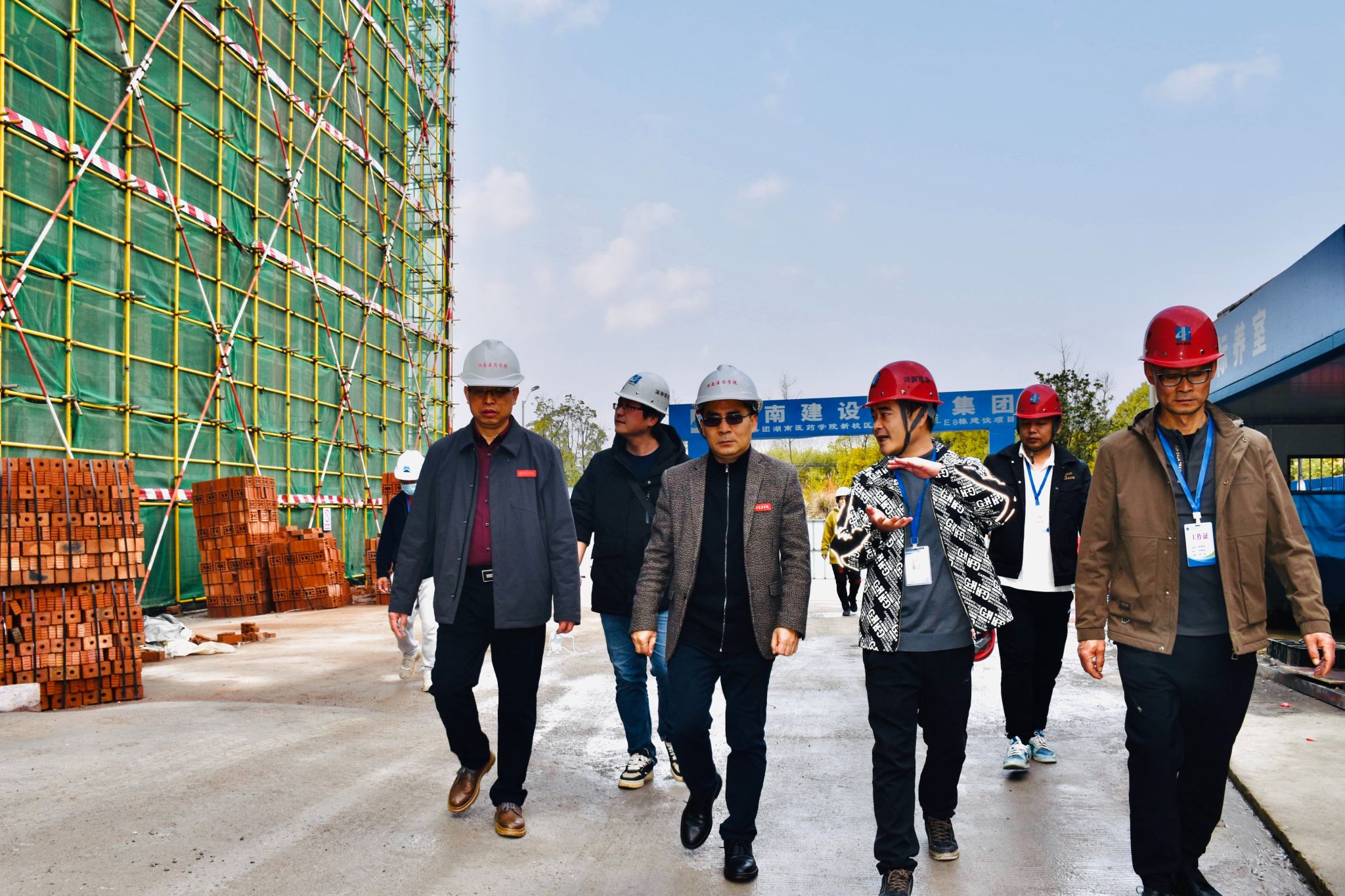 党委书记张在其赴金海校区督导基建工作
